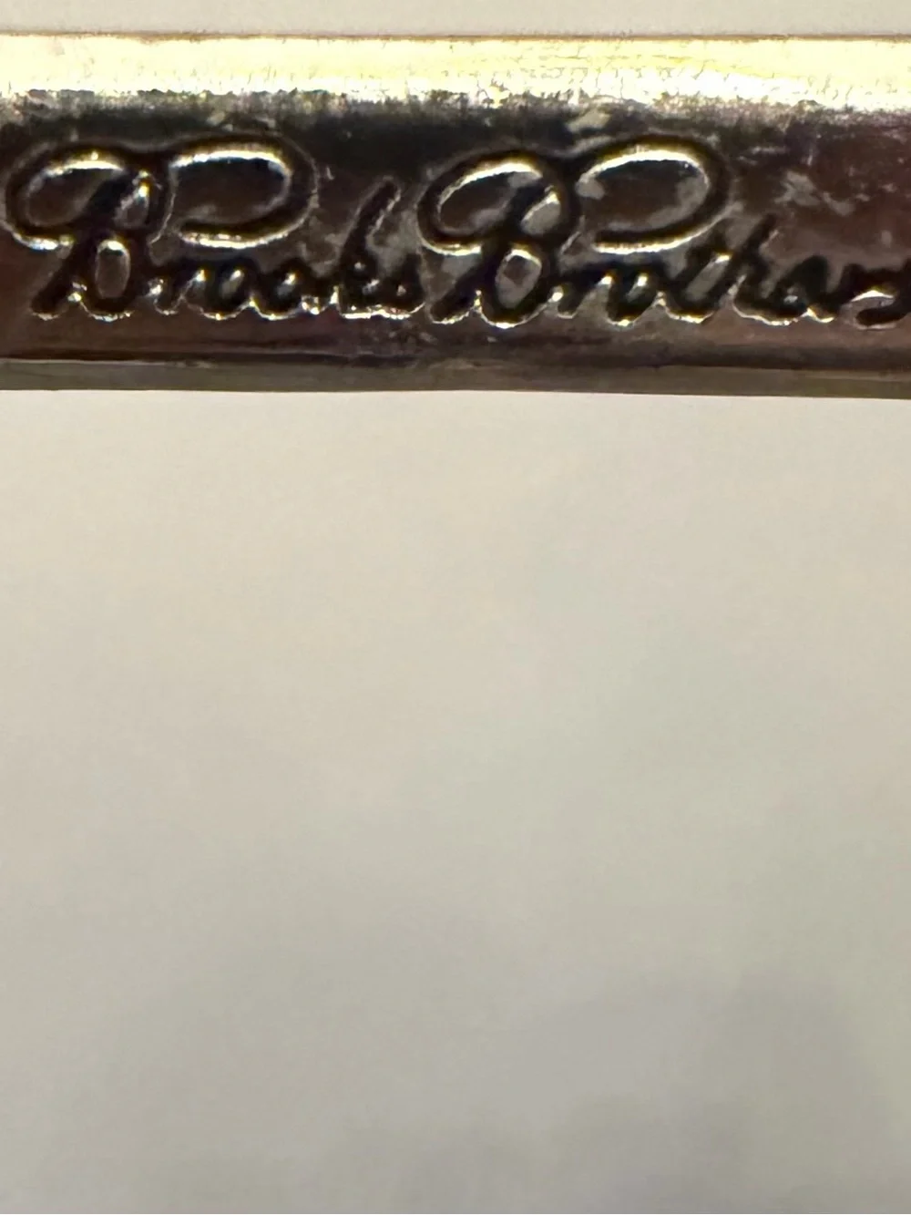 Mens Brooks Brothers Italian Leather Black Croco Embossed Belt Sz 40